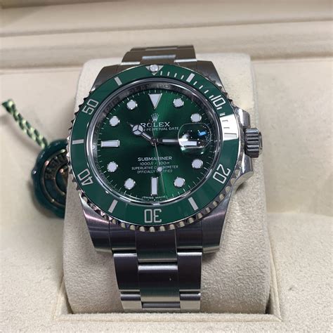 2018 rolex submariner hulk|rolex hulk submariner for sale.